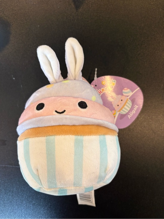 Squishmallows Other - Abigail Bunny Cupcake Plush Toy - Pastel Pink & Blue